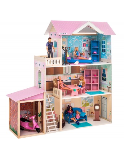 Кукольный дом Розали Гранд (с мебелью)