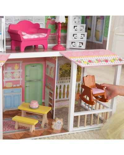 Деревянный дом для Барби Карамельная Саванна (Sweet Savannah) с мебелью