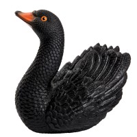 Резиновая игрушка Лебедь черный