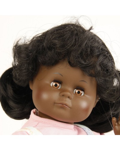 Кукла мягконабивная Санни темнокожая 37 см