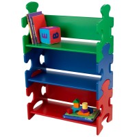 Система хранения "Пазл", яркий (Puzzle Book Shelf - Primary)