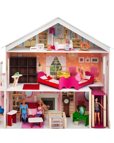 Кукольный домик Мечта (с мебелью)