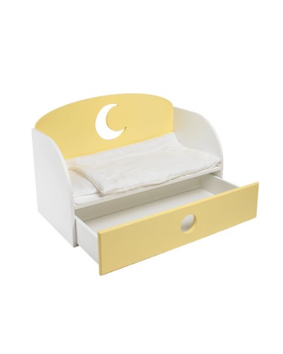 Диван – кровать Луна Мини, цвет: желтый