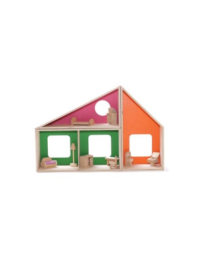 Кукольный домик - геометрик (без мебели)