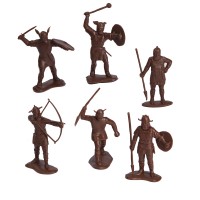 Набор из 6 фигурок "Викинги", 10 см