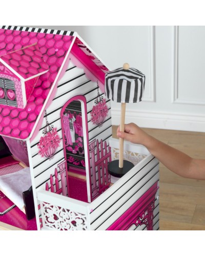 Кукольный домик для Барби с мебелью Амелия