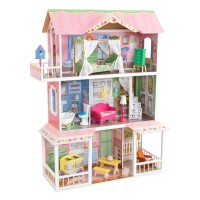 Деревянный дом для Барби "Карамельная Саванна" (Sweet Savannah) с мебелью в подарочной упаковке