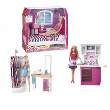 Кукла Барби + комплект мебели (в ассортименте)