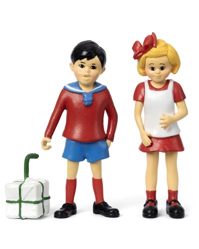Набор кукол для домика Пеппи Длинный чулок Томми и Анника