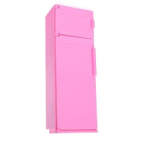 Холодильник розовый для кукол