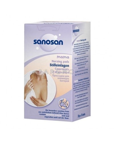 2 в 1 Sanosan Mama (Саносан): Прокладки для кормящих матерей 2 уп + Бальзам для кожи в области груди
