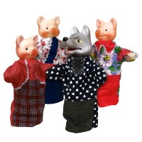 Кукольный театр Три поросенка 4 персонажа