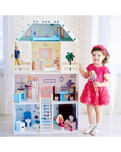 Кукольный домик Поместье Риверсайд (с мебелью)