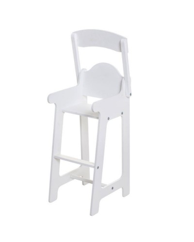 Набор кукольной мебели (стул+люлька), цвет Белый