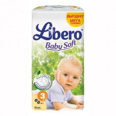 Подгузники BABY SOFT 4-9 кг 68 шт