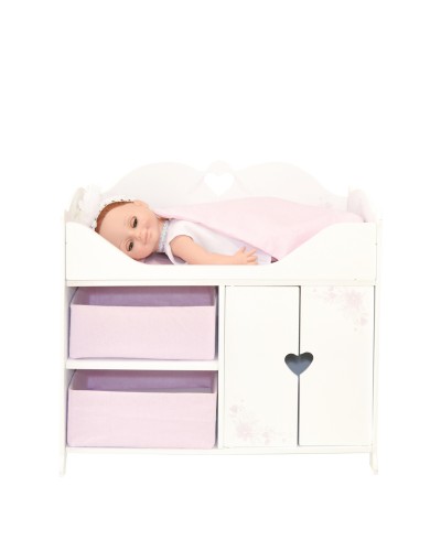 Кроватка-шкаф для кукол серия Розали, цвет Бьянка