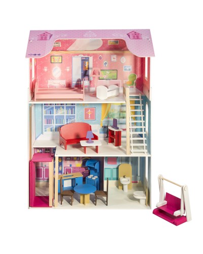 Кукольный домик Муза (с мебелью)