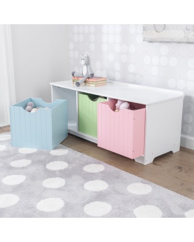 Скамья с ящичками для хранения Storage Bench Pastel