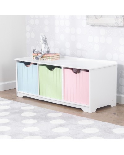 Скамья с ящичками для хранения Storage Bench Pastel