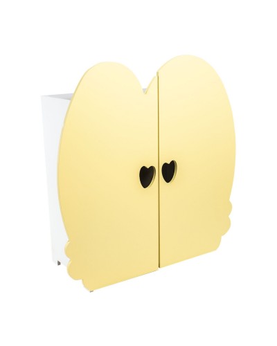 Кукольный шкаф Мини, цвет: нежно-желтый