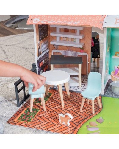 Кукольный дом Бьянка, с мебелью 26 элементов, интерактивный