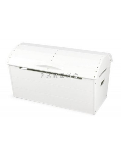 Ящик для хранения Round Top Storage Chest - White