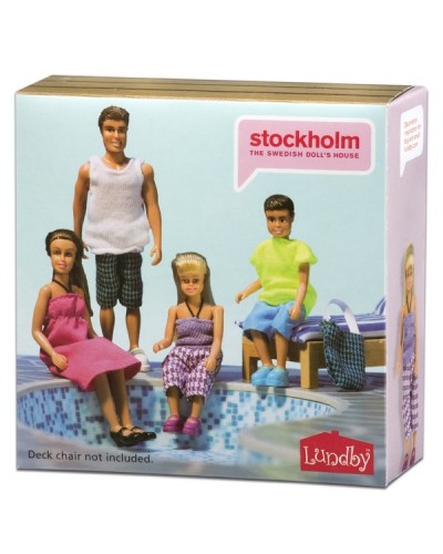 Набор кукл для домика Стокгольм Cемья